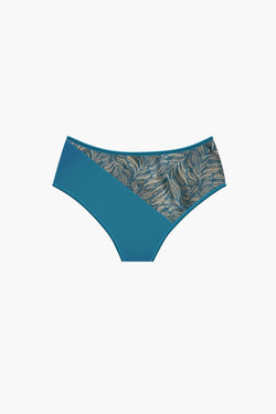 Culotte Absolu Mi-Haute Maïa Venise Bleu Paon