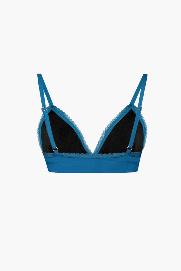 Soutien-gorge Triangle Callie Bleu Paon