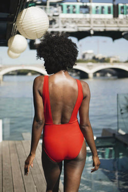 Réjeanne - Lingerie Française - Maillot de Bain SWIM Coquelicot