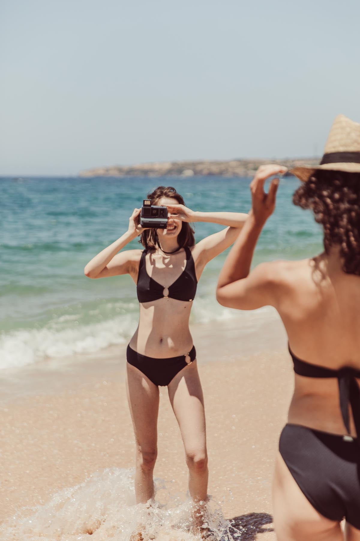 Bas de maillot culotte menstruelle texturé noir Réjeanne